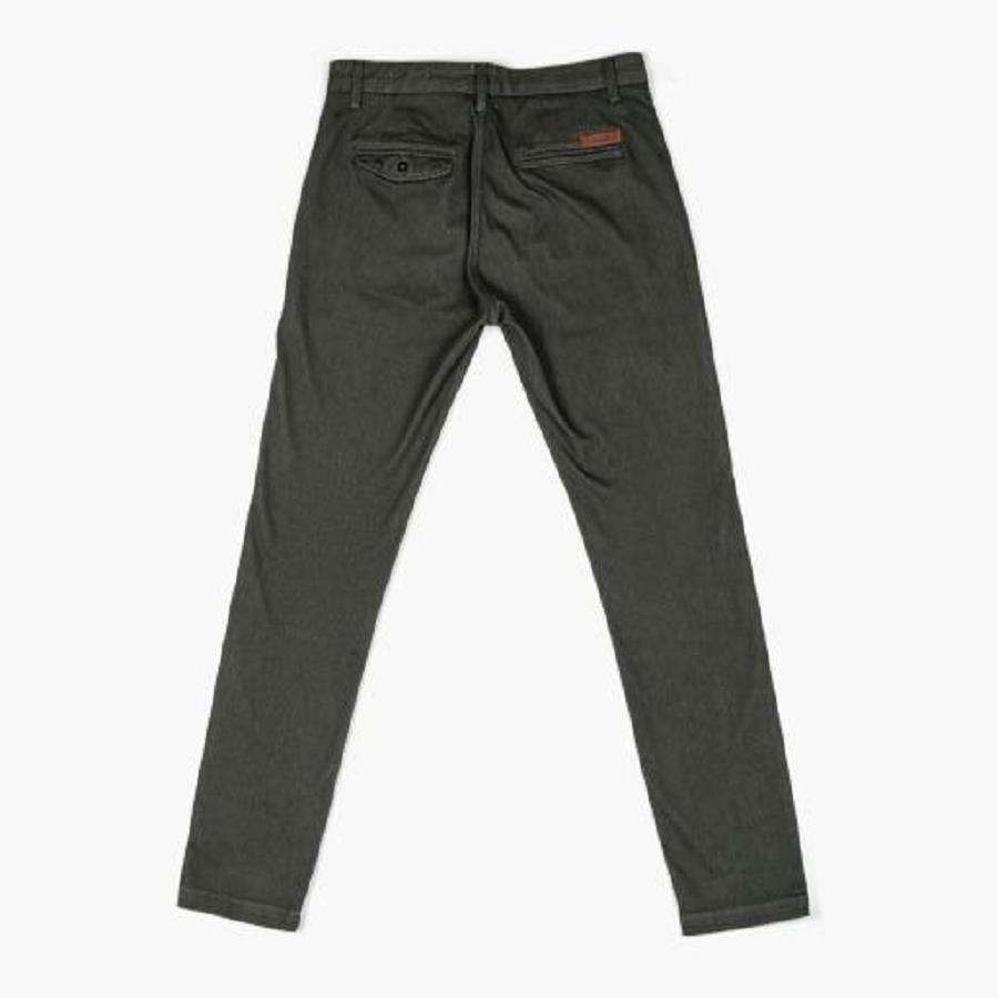 Men's Thursday Axe Slim Fit Chinos Cotton Pants Olive | CA280LIS