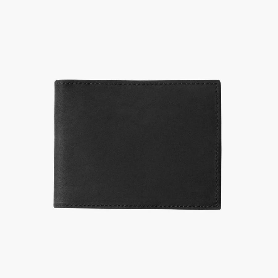 Men\'s Thursday Bifold Leather Wallets Black | CA179HAP