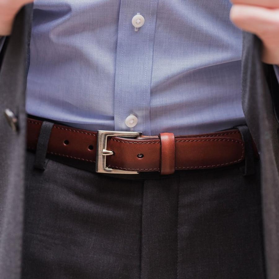 Men's Thursday Classic Leather Resilient Belts Brown | CA297WNB