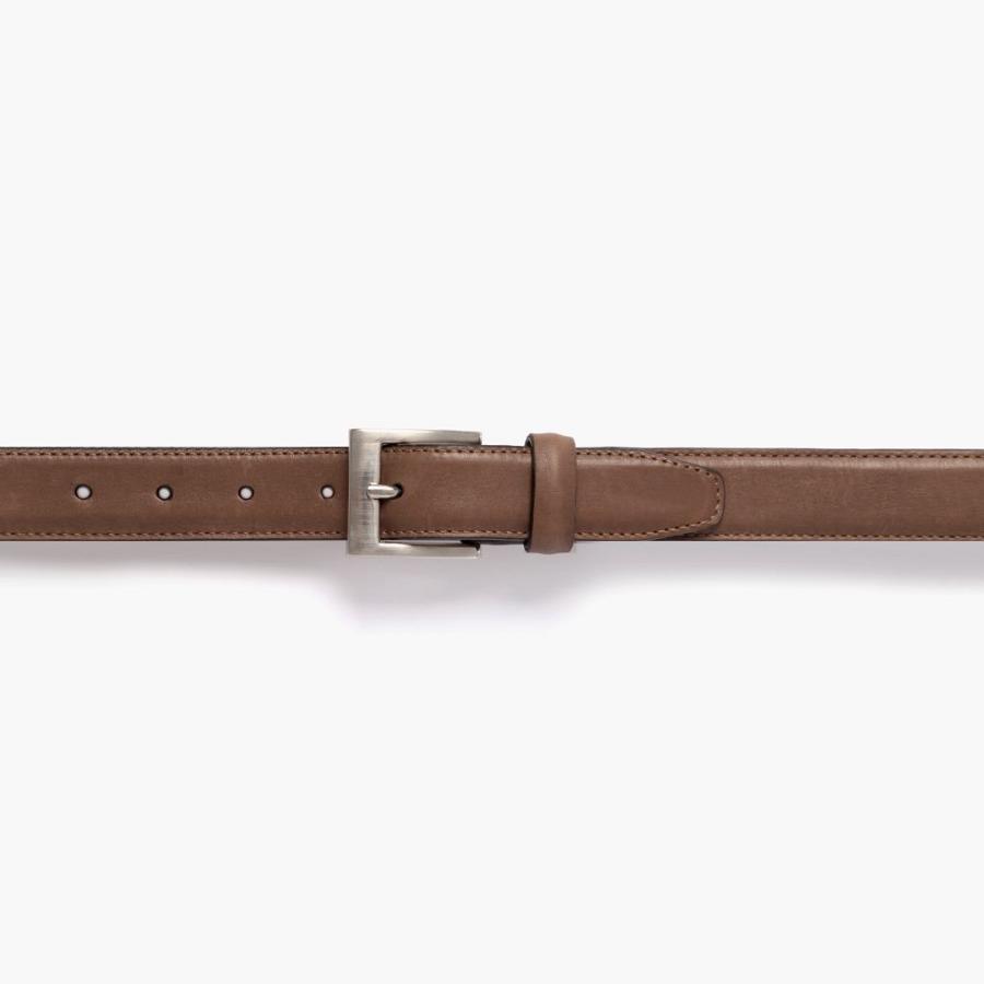 Men's Thursday Classic Leather Rugged & Resilient Belts Brown | CA338DFM