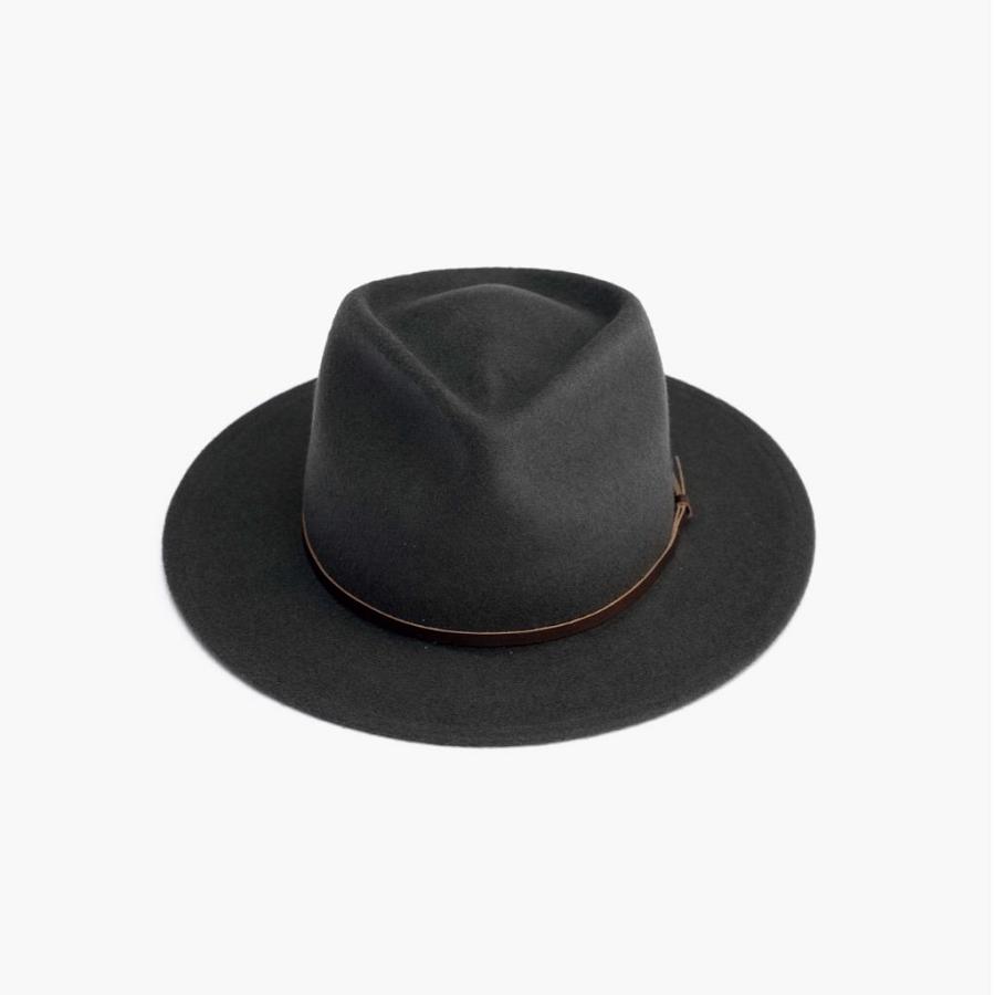 Men's Thursday Eastwood Fedora Wool Hats Grey | CA310GSO