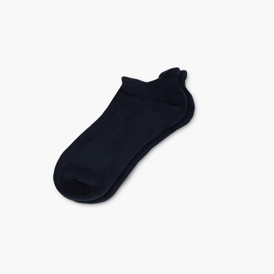 Men\'s Thursday Eco-Friendly Ankle Cotton Socks Navy | CA313CAL