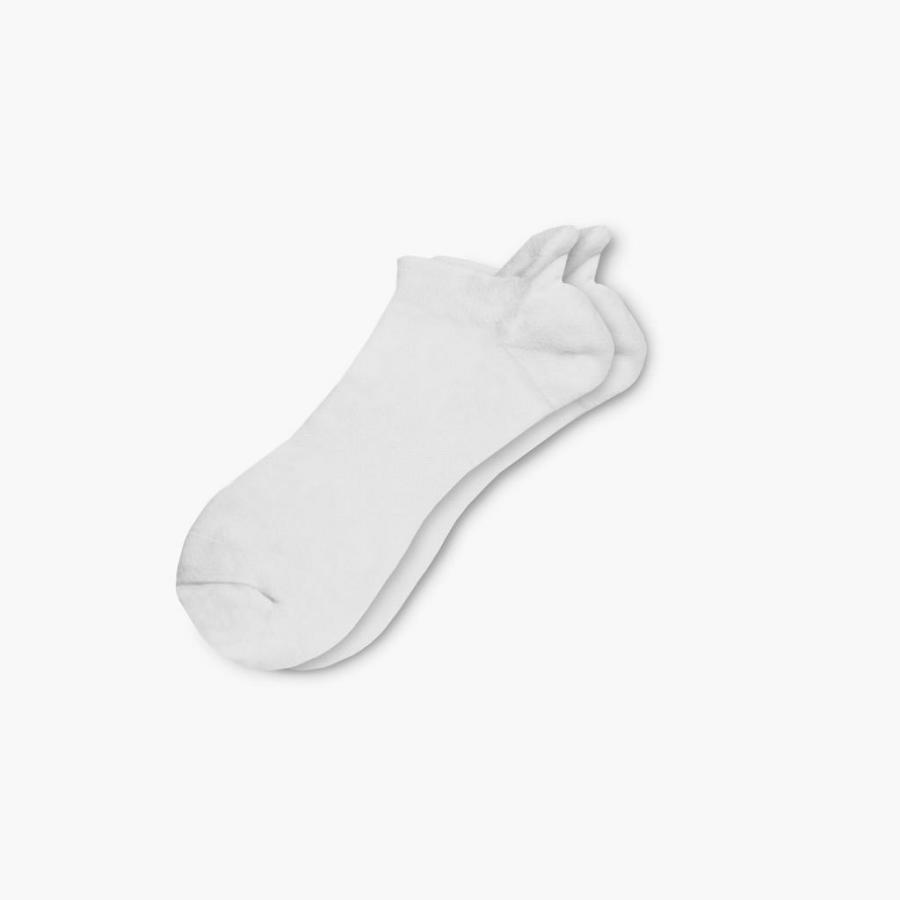 Men\'s Thursday Eco-Friendly Ankle Cotton Socks White | CA317ILH