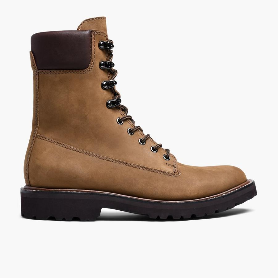 Men's Thursday Explorer Leather Boots Brown | CA163YXF