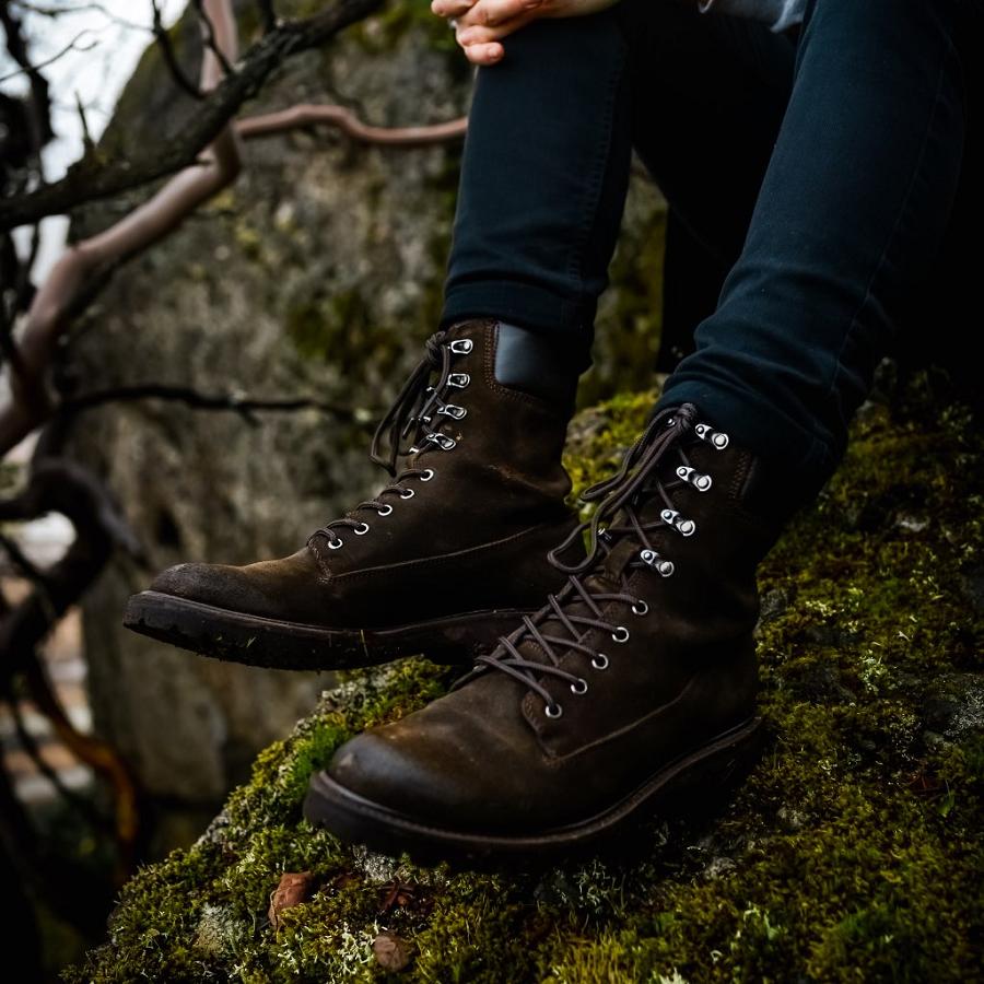 Men's Thursday Explorer Suede Boots Olive | CA188UZG