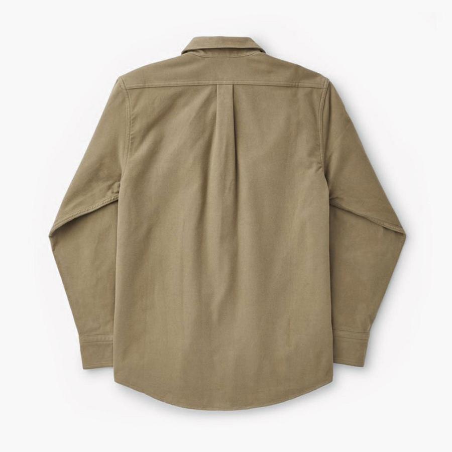 Men's Thursday Moleskin Seattle Suede Shirts Green | CA286DFM