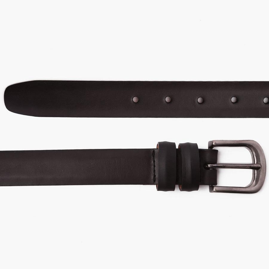 Men's Thursday Refined Leather Belts Black | CA308JPQ