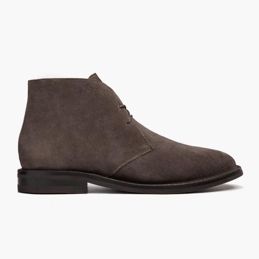 Men's Thursday Scout Suede Chukka Boots Grey | CA58UZG