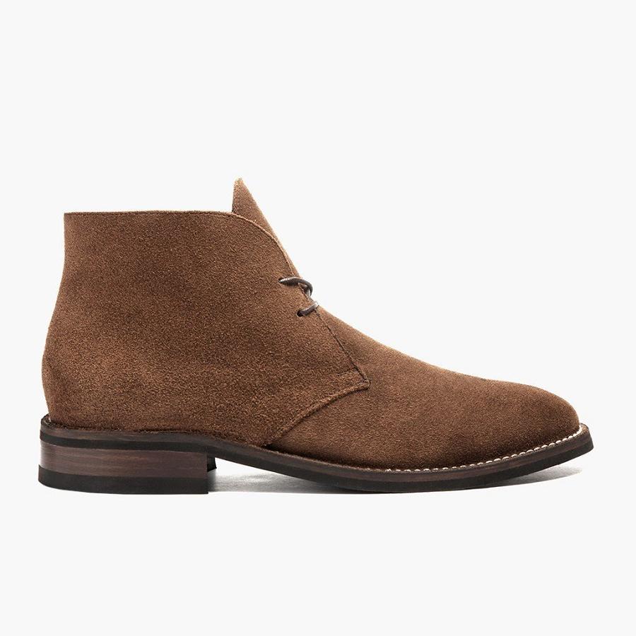 Men's Thursday Scout Suede Lace Up Boots Brown | CA123ZUT