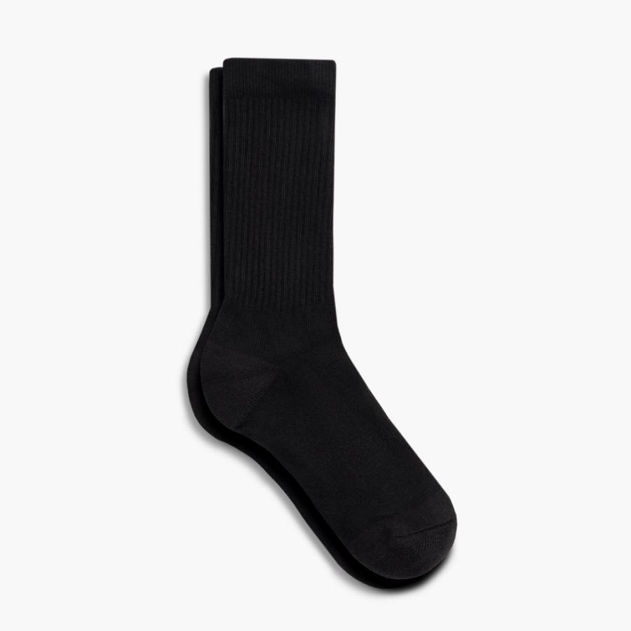 Men\'s Thursday Sodello Classic Crew Cotton Socks Black | CA332LIS