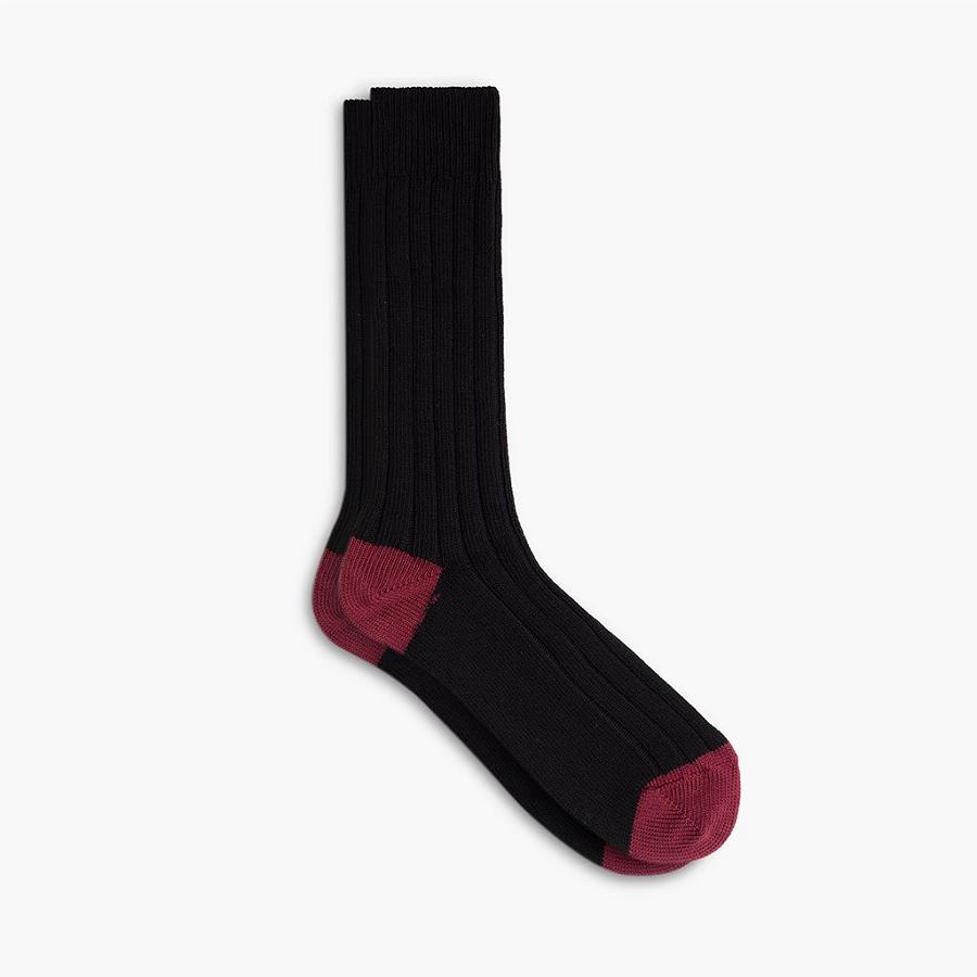 Men\'s Thursday Sodello Legacy Cotton Socks Black | CA334JPQ