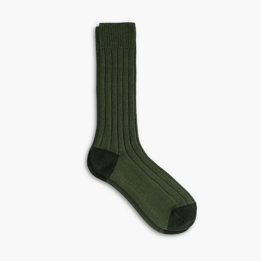 Men\'s Thursday Sodello Legacy Cotton Socks Green | CA7YXF