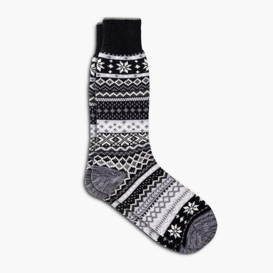 Men\'s Thursday Sodello Norwegian Cotton Socks Black | CA12QMA