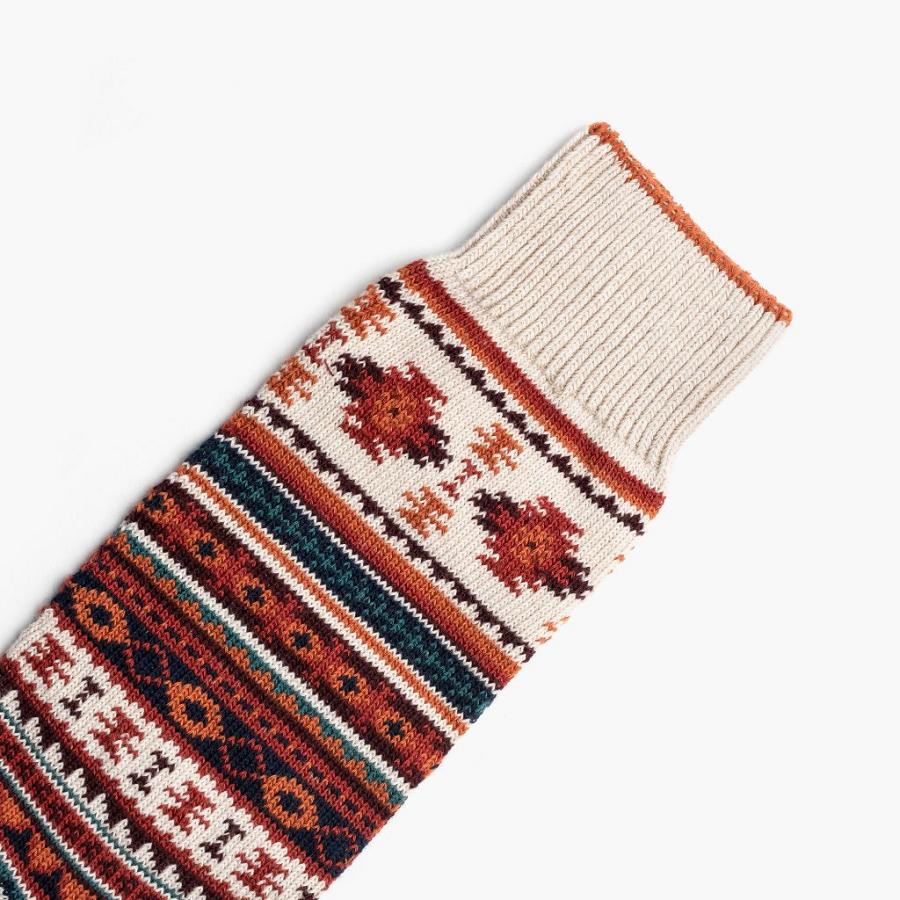 Men's Thursday Sodello Southern Sun Cotton Pepo Socks Orange / Multicolor | CA175ZUT