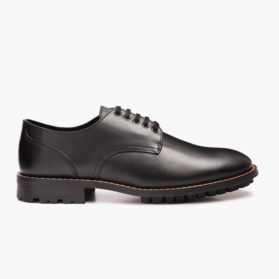 Men's Thursday Statesman Dress Shoes Black | CA259FDN