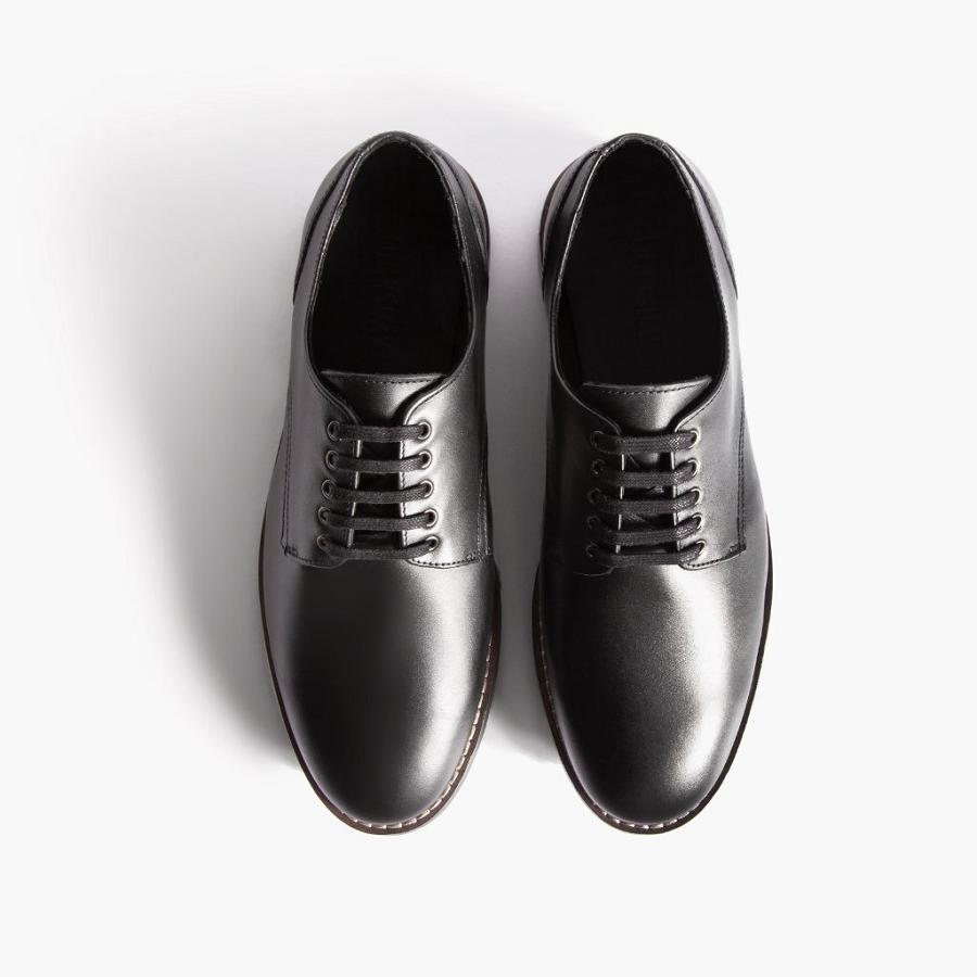 Men's Thursday Statesman Dress Shoes Black | CA259FDN