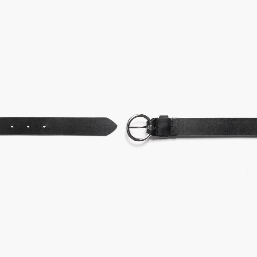 Women's Thursday Circle Leather Belts Black | CA390DFM28