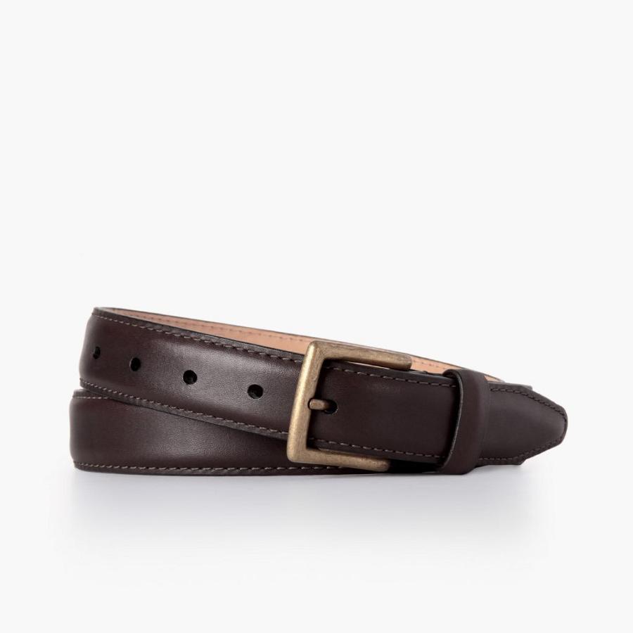 Women\'s Thursday Classic Leather Belts Brown | CA390DFM30