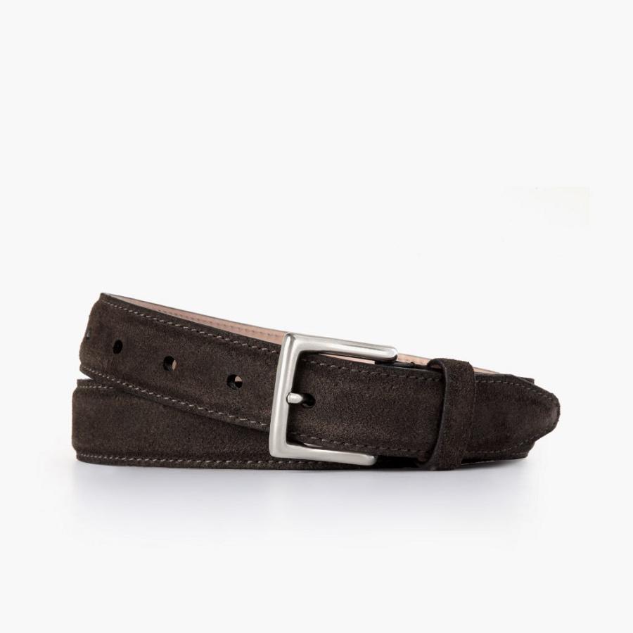 Women\'s Thursday Classic Suede Belts Olive | CA390DFM32