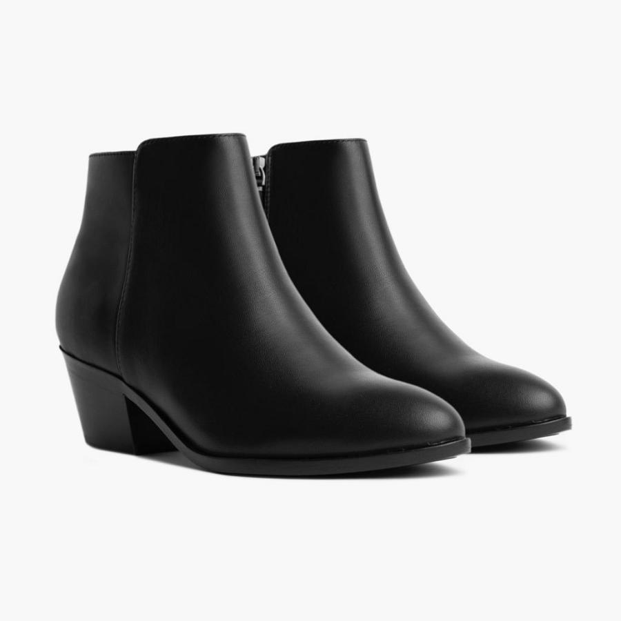 Women's Thursday Downtown Leather Booties Black | CA353BEX