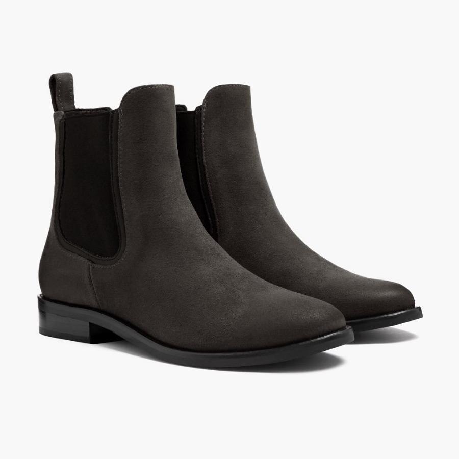 Women's Thursday Duchess Suede Chelsea Boots Grey | CA368OKI