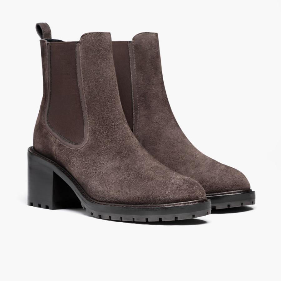 Women's Thursday Knockout Suede Chelsea Boots Grey | CA378NWY