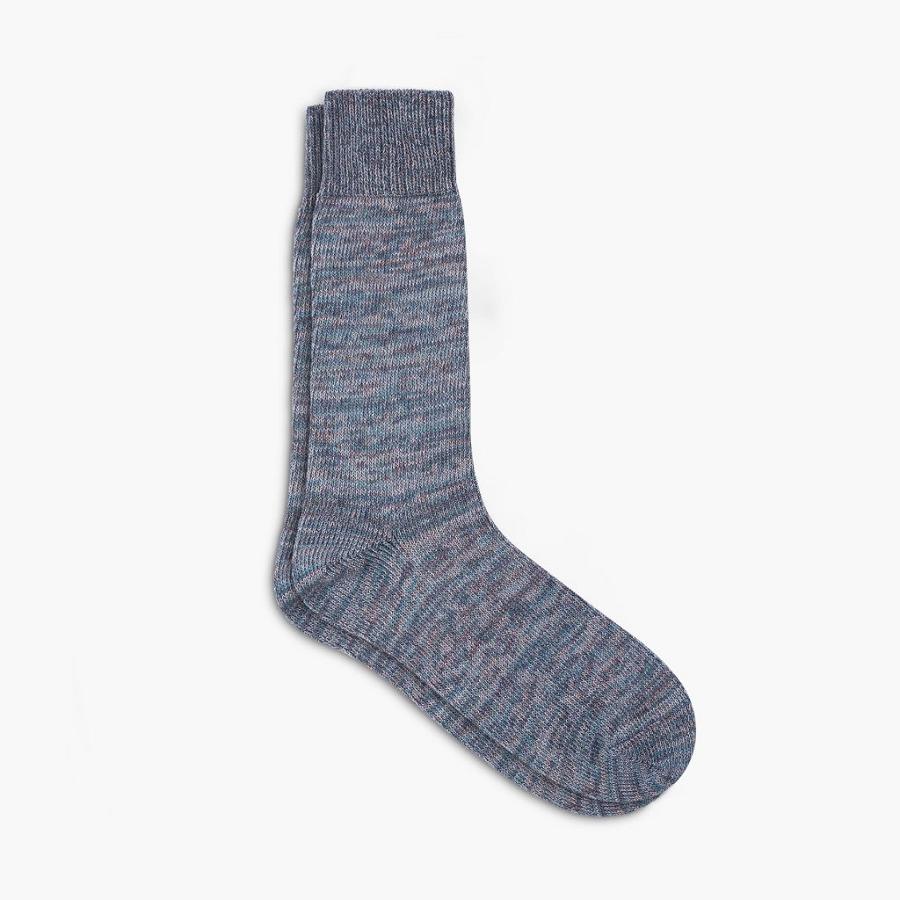 Women\'s Thursday Sodello Marled Cotton Socks Blue | CA390DFM51