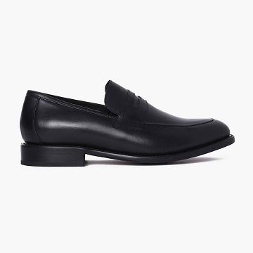 Men's Thursday Lincoln Leather Dress Shoes Black | CA252XYU