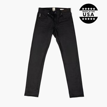 Men's Thursday Pen Slim Fit Cotton Jeans Black | CA274NWY