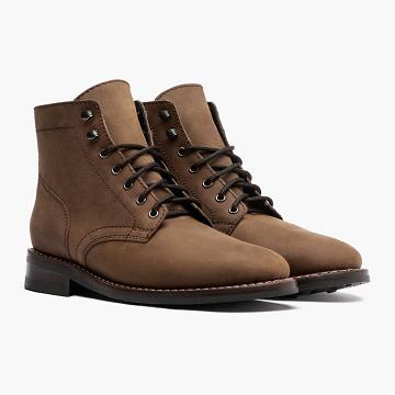 Men's Thursday President Leather Rugged & Resilient Boots Brown | CA206GSO