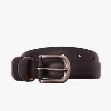 Men's Thursday Refined Leather Belts Black | CA308JPQ