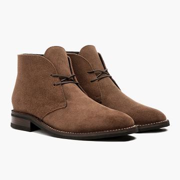 Men's Thursday Scout Suede Lace Up Boots Brown | CA123ZUT