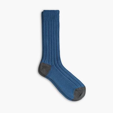 Men's Thursday Sodello Legacy Cotton Socks Blue | CA6UZG