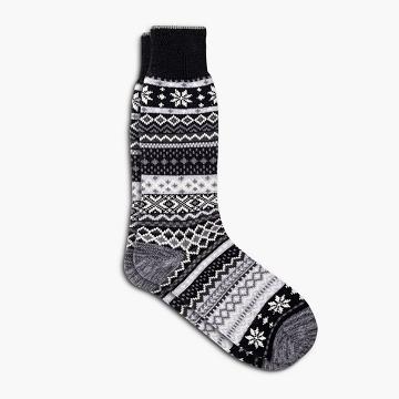 Men's Thursday Sodello Norwegian Cotton Socks Black | CA12QMA