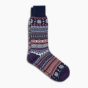 Men's Thursday Sodello Norwegian Cotton Admiral Socks Multicolor | CA14NWY