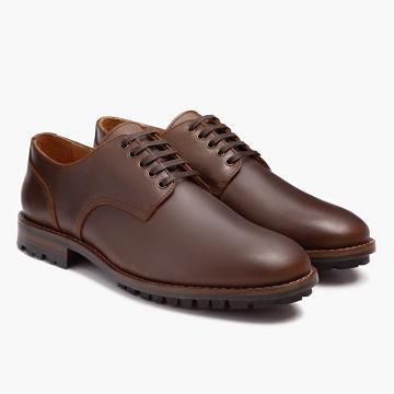 Men's Thursday Statesman Dress Shoes Coffee | CA258GSO