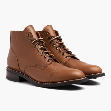 Men's Thursday Vanguard Leather Lace Up Boots Brown | CA129FDN