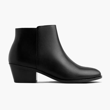 Women's Thursday Downtown Leather Booties Black | CA353BEX