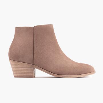 Women's Thursday Downtown Suede Booties Rose / Brown | CA356XYU