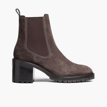 Women's Thursday Knockout Suede Chelsea Boots Grey | CA378NWY