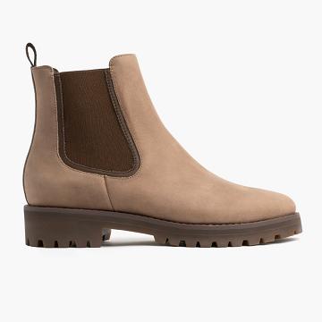 Women's Thursday Legend Leather Chelsea Boots Brown | CA381CTV