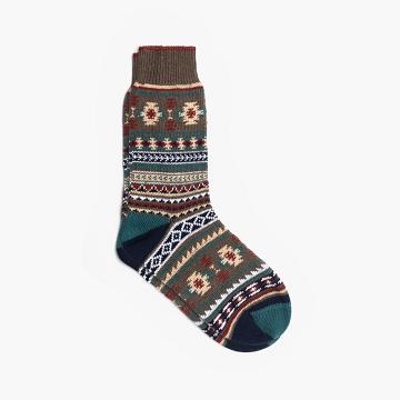 Women's Thursday Sodello Southern Sun Cotton Multicolor Socks Green / Multicolor | CA390DFM61